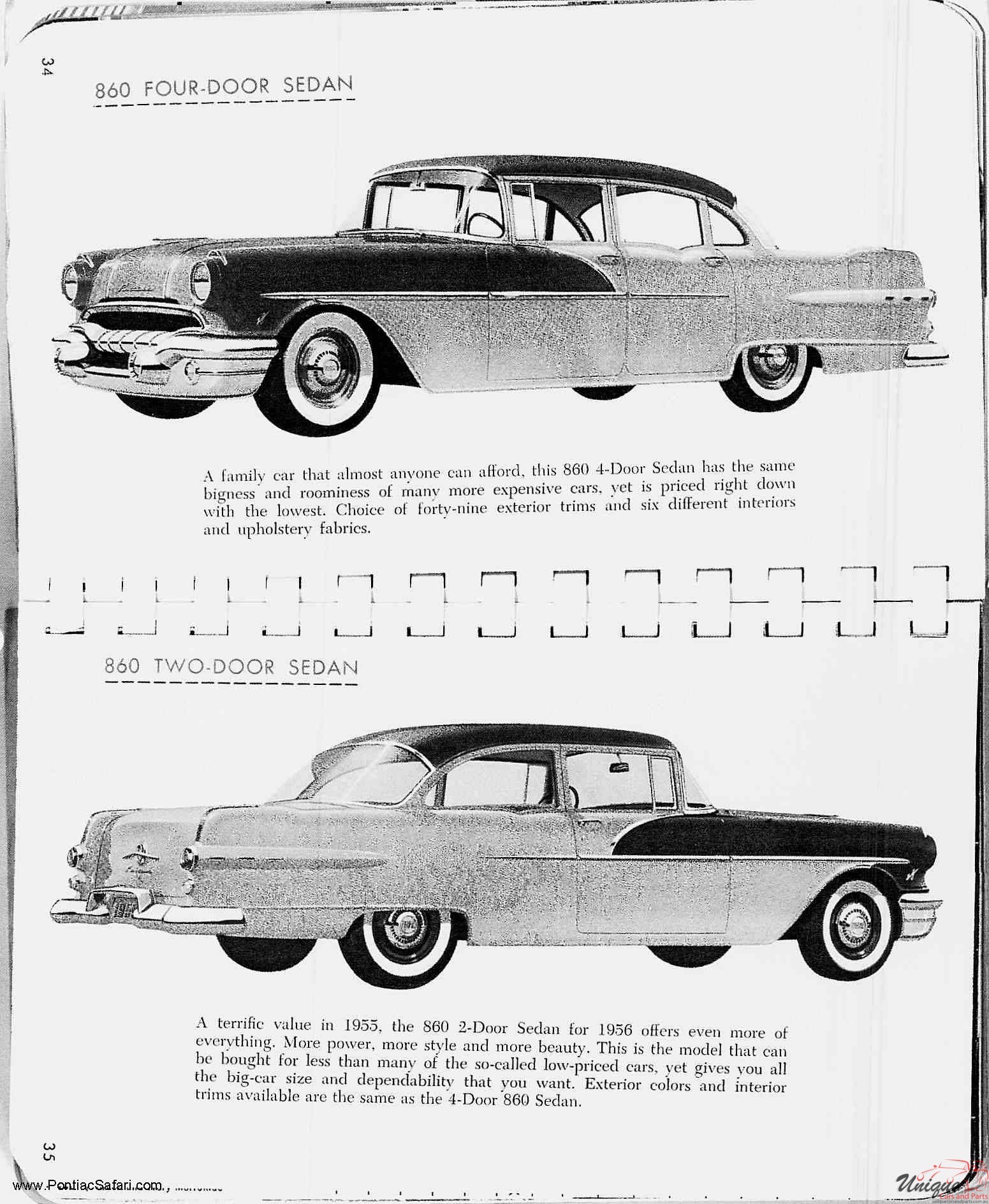 1956 Pontiac Facts Book Page 68